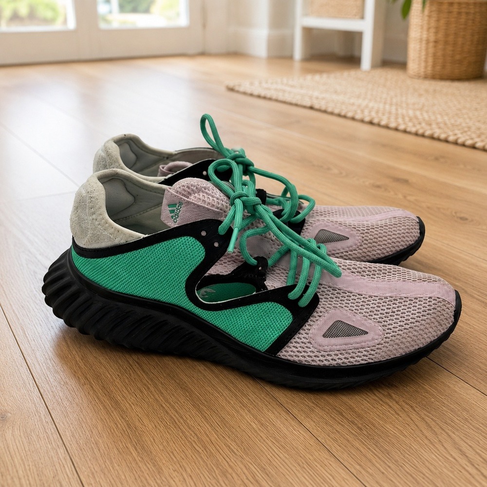 Adidas Run Lux Clima Womens Running Shoes Aero Pink Green CG5110 Size 8